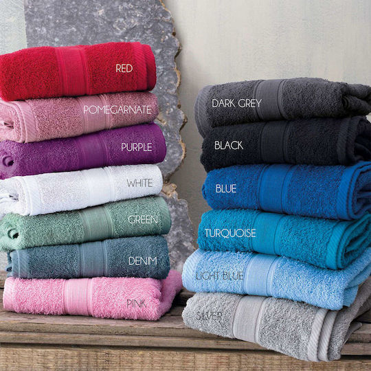 Rythmos Bath Towel Illusion 100x150cm Dark Gray Weight 480gr/m²