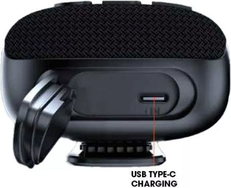 JBL Wind 3S Αδιάβροχο Ηχείο Bluetooth 5W με Διάρκεια Μπαταρίας έως 5 ώρες Μαύρο
