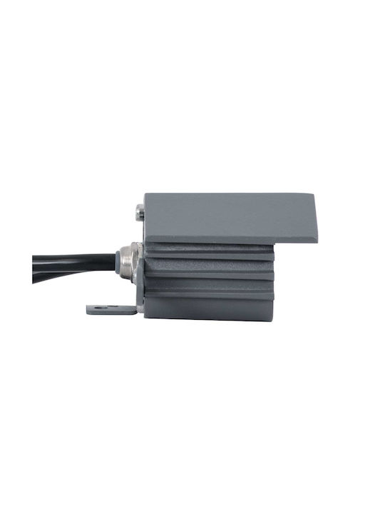 GloboStar Treelightzina Външна Стояща Лампа LED Стенна Пералня 3W RGBW IP65 Сива
