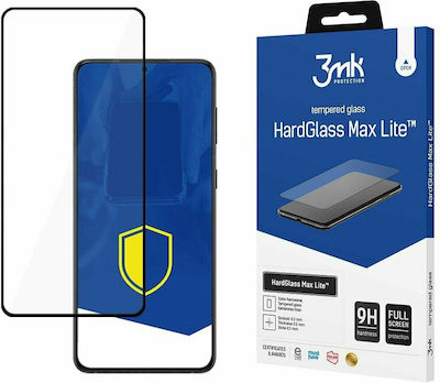 3MK HardGlass Max Lite Full Glue Full Face Tempered Glass Black (Xiaomi Poco M4 5 G)