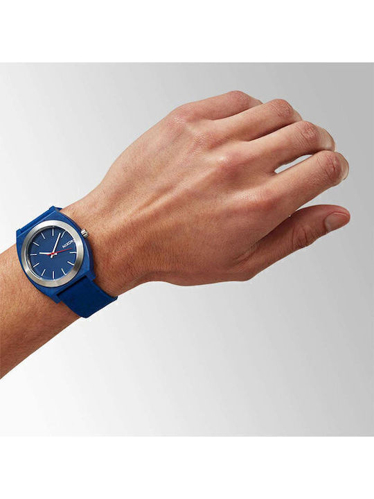 Nixon Time Teller OPP Ρολόι Μπαταρίας με Καουτσούκ Λουράκι