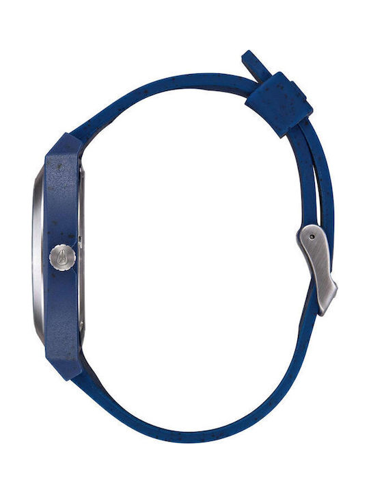 Nixon Time Teller OPP Men's Watch 39.5mm Battery with Blue Rubber Strap