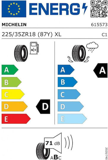Michelin Pilot Super Sport 225/35R18 87Y XL Θερινό Λάστιχο για Επιβατικό Αυτοκίνητο