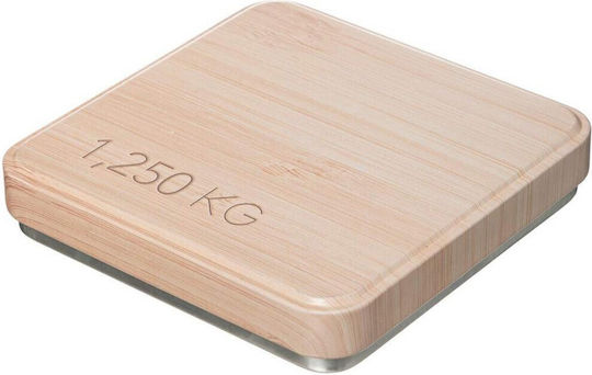 Nature Box General Use with Lid Metallic White 10x10x18.5cm