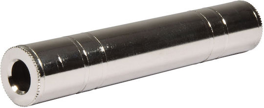 QTX Sound Converter 6.3mm female to 6.3mm female Silver 1pcs (758.361UK)
