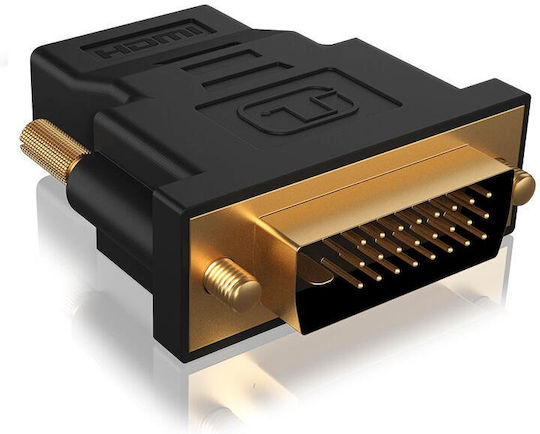Icy Box IB-AC552 Convertor DVI-D masculin în HDMI feminin 1buc