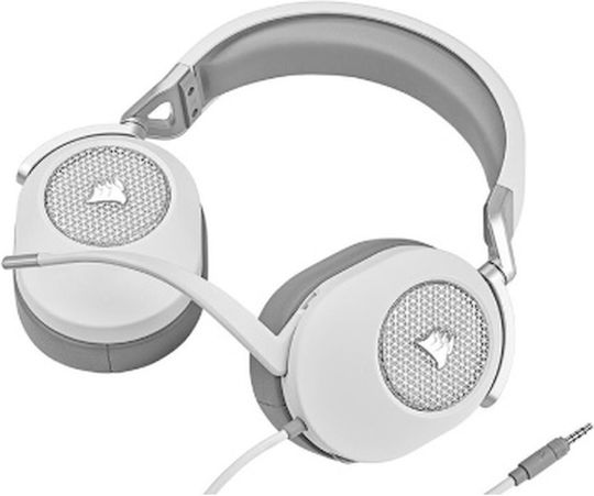Corsair HS65 Surround Over Ear Gaming Headset with Connection 3.5mm White