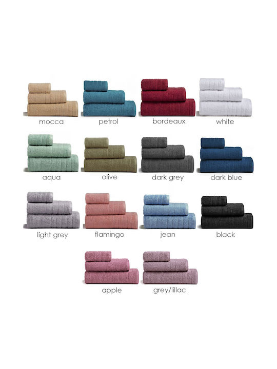 Melinen Hand Towel Fresca 30x50cm Olive Weight 500gr/m²