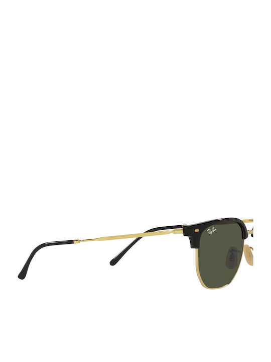Ray Ban Clubmaster Unisex Ochelari de soare cu Negru Cadru și Verde Lentilă RB4416 601/31