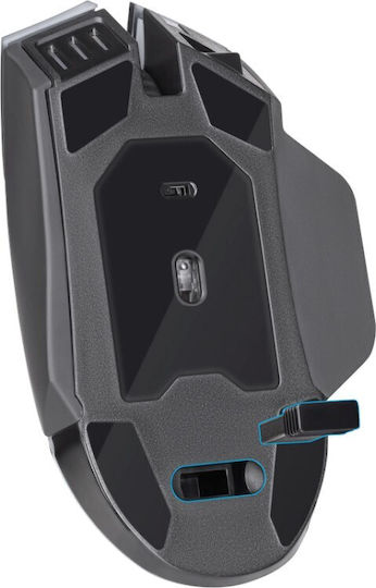 Defender GM-067 Ασύρματο RGB Gaming Ποντίκι 3200 DPI Μαύρο