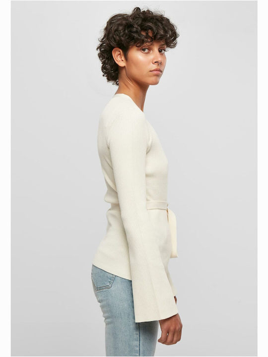 Women's Knitted Cardigan White Sand