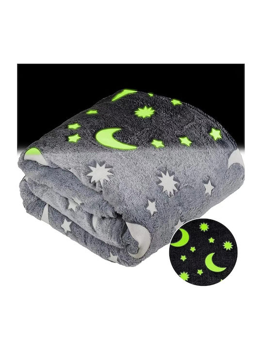 Huggle Plush Pătură Catifea Cu Mâneci 70x90cm Gri