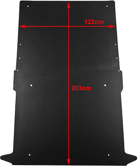 Rezaw Plast Bed Mat Tray Type for Fiat Doblo 2010+ Black