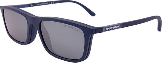 Emporio Armani Мъжки Ацетатен Рамки За Очилa с Клип-он Сини EA4160 50881W