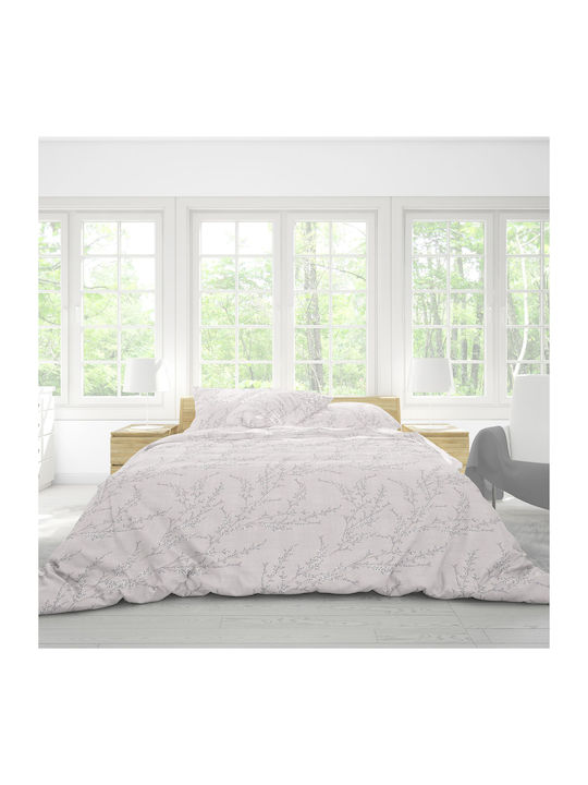 Anna Riska Bettbezug-Set Baumwolle Einzelbett mit Kissenbezug 160x240 Premium 5006 Linen