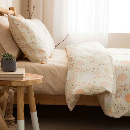 Vesta Home Duvet Cover Set Cotton Single with Pillowcase 170x240 Amanda 1