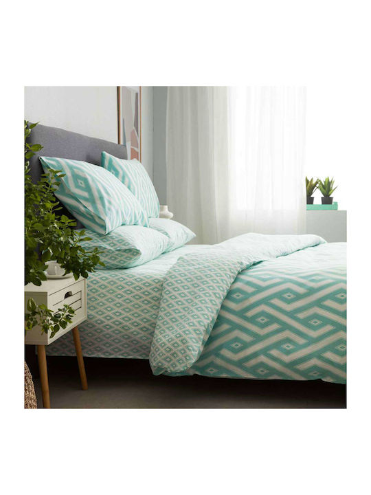 Vesta Home Bettdecke Großes Doppelbett 220x230cm Paros 1 Türkis 11.5 togs Togs