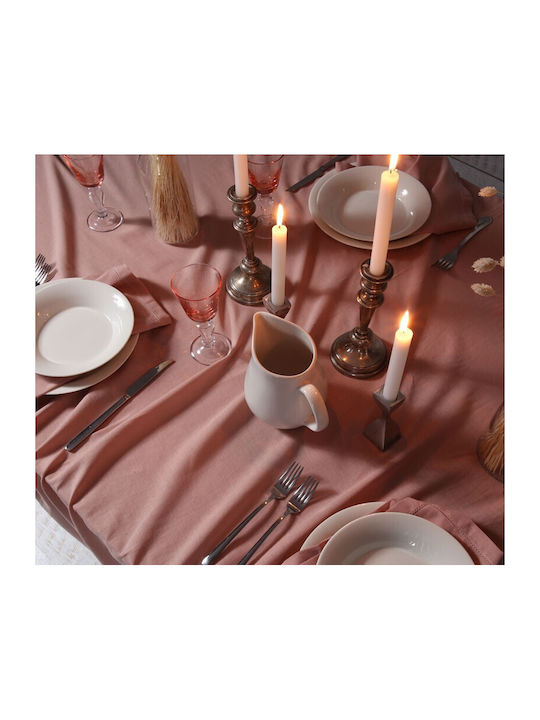 Nef-Nef Homeware Τραπεζομάντηλο Cotton-Linen English Rose 150x250εκ.