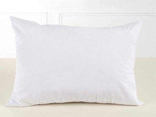 Kentia Cotton Cover Προστατευτικό Μαξιλαριού Αδιάβροχο Λευκό 50x70εκ.