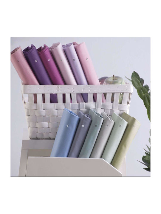 Rythmos Sheet King Size with Elastic 180x205+32cm. Madonna 20 Petrol