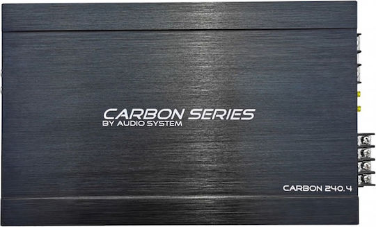 Audio System Car Audio Amplifier Carbon 4 Channels (A/B Class)