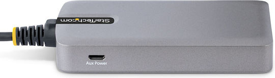 StarTech Hub 4 Θυρών USB 3.2 με σύνδεση USB-C Γκρι