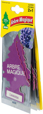 Lampa Lufterfrischer-Karte Autoanhänger Arbre Magique Tris Lavendel 3Stück