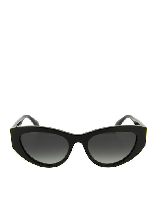 Alexander McQueen Γυαλιά Ηλίου Μαύρα με Κοκκάλινο Σκελετό Alexander McQueen Γυαλιά Ηλίου Μαύρα με Κοκκάλινο Σκελετό