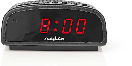 Nedis Ceas Digital de Masă cu Alarmă & Radio CLDK008BK