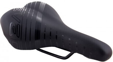 Monte Grappa Neveo Black Bicycle Saddle
