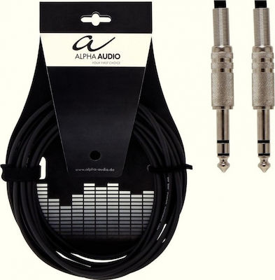 Alpha Audio Cable 6.3mm male - 6.3mm male 1.5m (190.020)