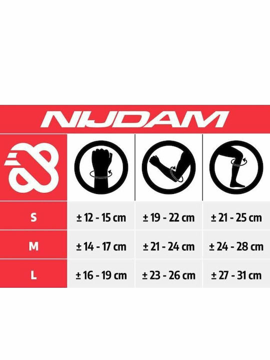 Nijdam White Out Children's Protective Gear Set for Rollers Multicolour