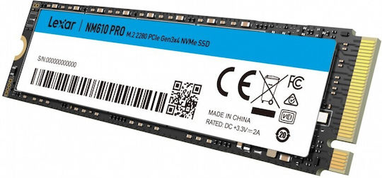 Lexar NM610PRO SSD 1TB Tip M.2 Cu Conexiune PCI Express 3.0