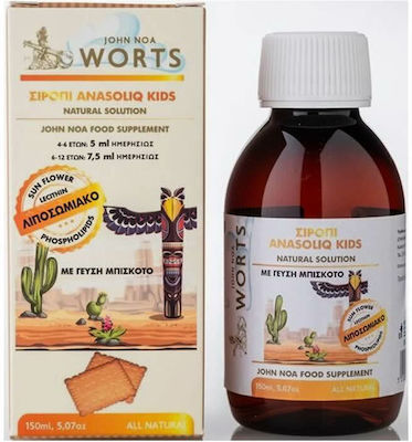 John Noa Anasoliq Kids Syrup for Children for Productive Cough Biscuit 150ml