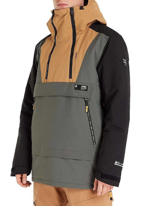 Athletic Jacket Waterproof and Windproof Khaki