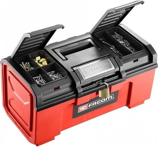 Facom Hand Tool Case Plastic with Tobacco Case Dimensions: W48.6xD26.6xH23.6cm