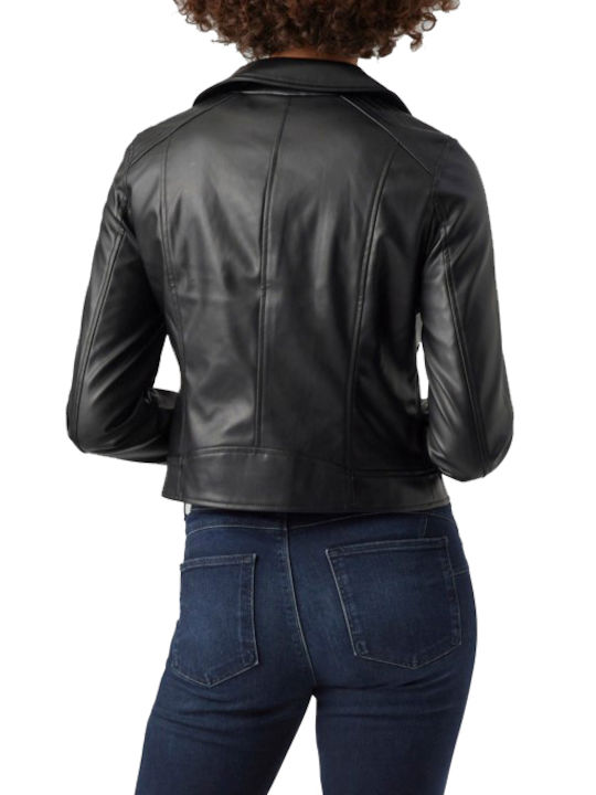 Vero Moda Jachetă de femei Biker Jacket Total Black