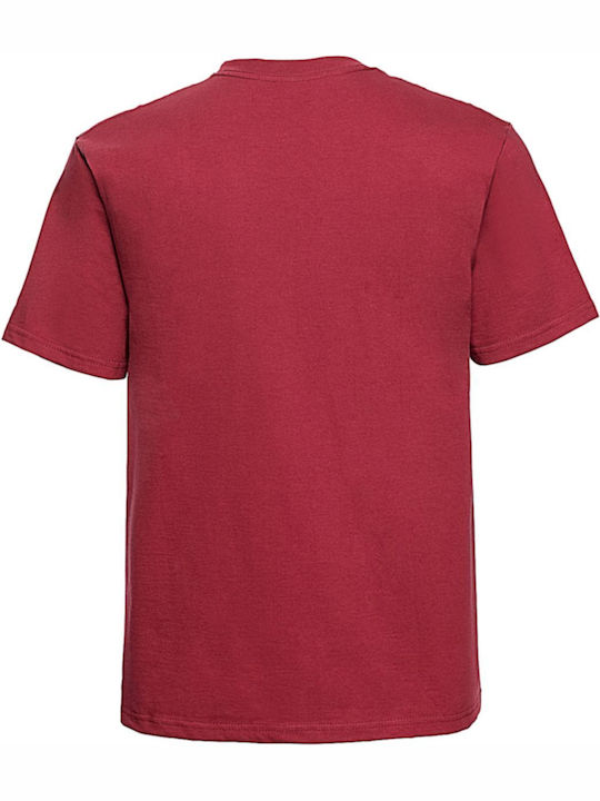 Russell Europe Classic Heavyweight Men's Short Sleeve Promotional T-Shirt Classic Red