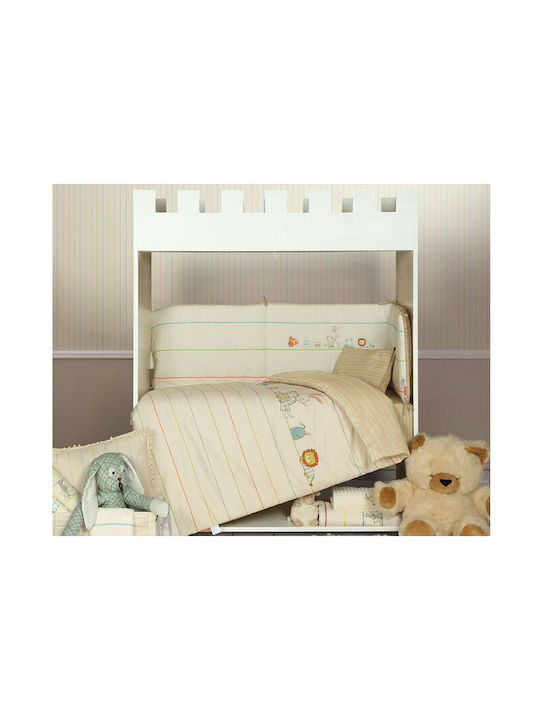 Nef-Nef Homeware Βρεφικό Κουβερλί Cute Toys 90x140cm Animals