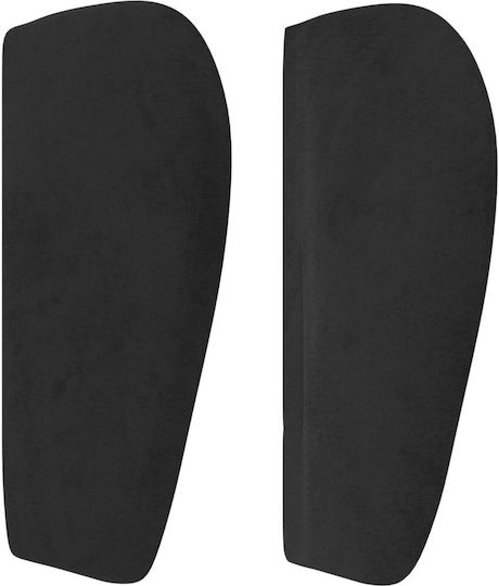 vidaXL Fabric Bed Headboard Black 163x88cm