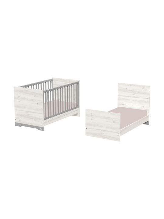 Casababy Alaska Nursery Furniture Set with Bed & Nursery Drawer Beige / Gray