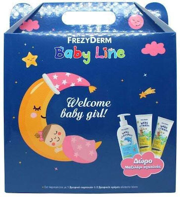 Frezyderm Baby Shampoo 300ml & Baby Cream 2x175ml & Δώρο Μαξιλάρι Αγκαλιάς για Κοριτσάκι 4τμχ