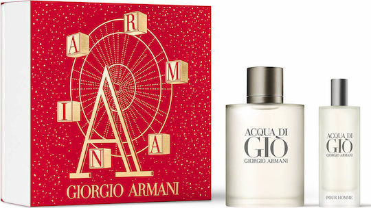 Giorgio Armani Acqua Di Gio Herren Set mit Eau de Toilette 2Stück