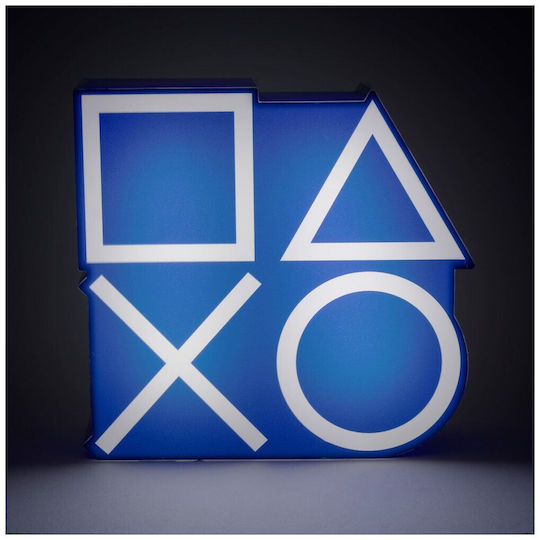 Paladone Kids Decorative Lamp Playstation Icons Blue 15x16x16εκ.
