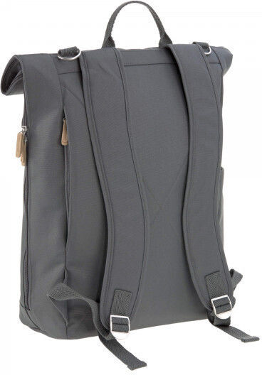 Laessig Diaper Bag Rolltop Anthracite 30x14.5x46cm.