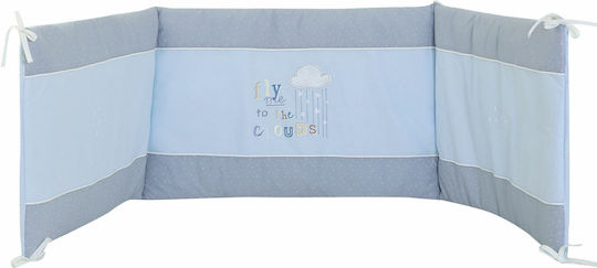 Nef-Nef Homeware Set Für Krippe Clouds Hellblau 2Stück