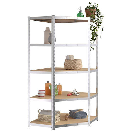 vidaXL Γωνιακή Ραφιέρα Dexion 90x90x180εκ. με 5 Ράφια Συνολικής Αντοχής 875kg