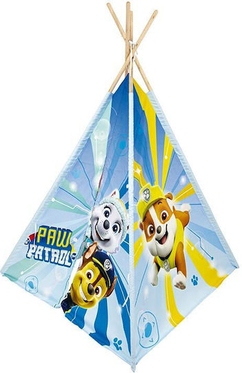 Kids Indian Teepee Play Tent Paw Patrol Light Blue