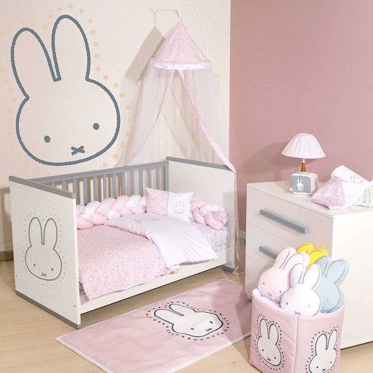 Baby Oliver Kinder Aufbewahrungskorb aus Stoff Miffy 35x35x45cm 1Stück Baby Oliver Kinder Aufbewahrungskorb aus Stoff Miffy 35x35x45cm 1Stück