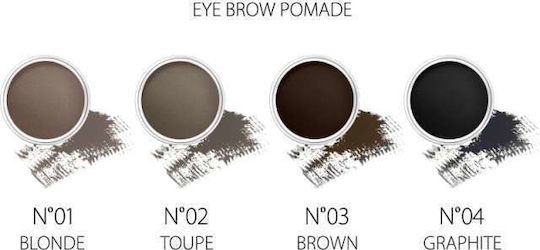 Revers Cosmetics Eyebrow Cream Liner Παλέτα Μακιγιάζ Φρυδιών Brown